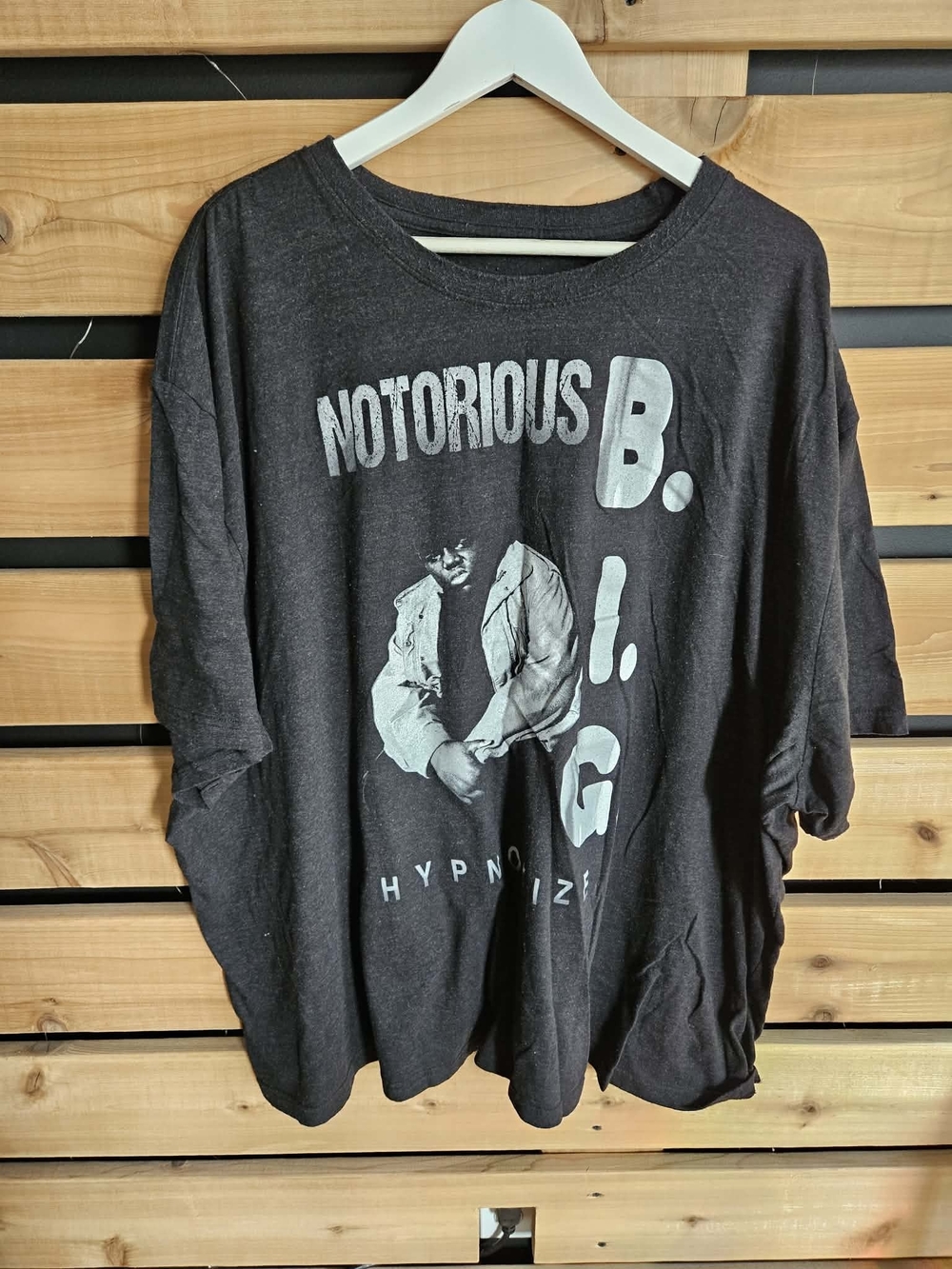 Notorious B.I.G. Graphic Crewneck T‑Shirt - Black